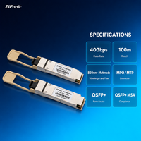 Module émetteur-récepteur optique 40G QSFP+ SR4 850nm Multimode MPO MTP 100m 40 Gbit/s pour centre de données, liaison MPO haute densité
