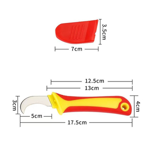 Wholesale 1000V Insulated Electrician Knife Professional Cable <b>Stripping</b> Knife Fixed Blade Cable Knife Cheap and High Quality - Product Image 2