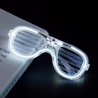 Lunettes LED Néon Lumineuses Clignotantes pour Fêtes, Bars, Concerts – Accessoires Fluorescents pour Photos et Événements