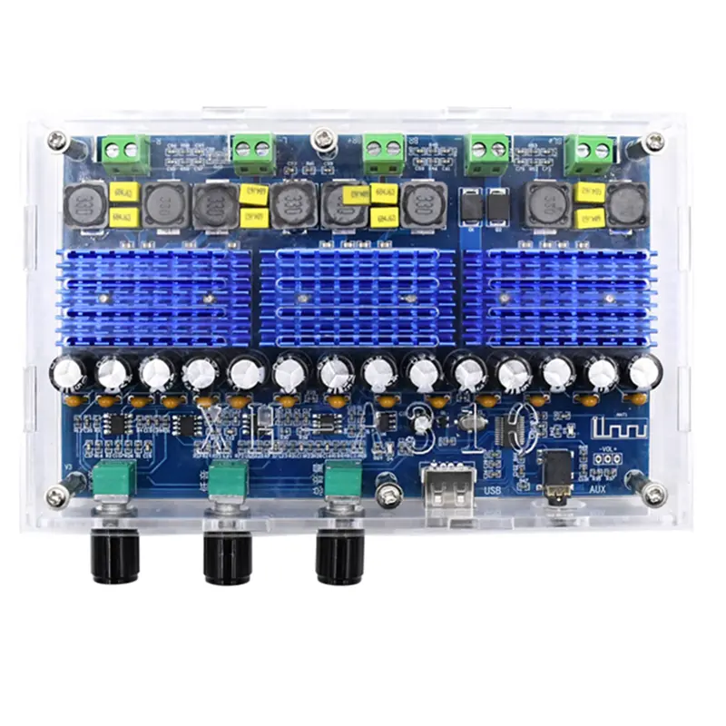 Rds Elektronica-XH-A310 BT5.0 TPA3116D2 Digitale Versterker Board 4 Kanaals 50Wx2 + 100Wx2 Amp Module