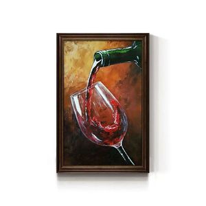 Bar et café décoration murale vin rouge Art toile avec <span class=keywords><strong>raisin</strong></span> <span class=keywords><strong>nature</strong></span> <span class=keywords><strong>morte</strong></span> peinture taille personnalisée approvisionnement en gros - Product Image 4