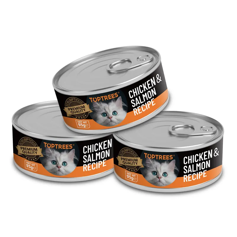 Toptrees pet food chicken and salmon recipe