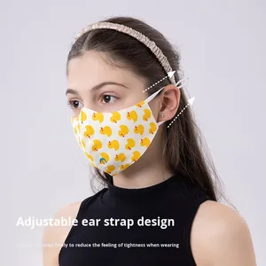 Wholesale OEM/ODM Children's <strong>Cute</strong> Cartoon Halloween 100% Cotton Washable Eco-Friendly Reusable <strong>Facemask</strong> for Elementary School - Product Image 4