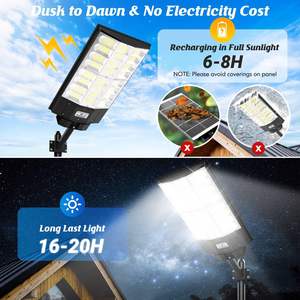 Lámpara Solar VANTONE Nueva de 200W 800w 1000w de Alto Brillo, Integrada, para Exteriores, Impermeable, para Estadios, Lámpara Solar - Product Image 2