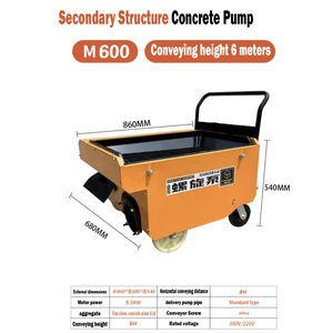 Elektrische Hochleistungs-Betonpumpe, effizient, klein und mit flexibler Bewegung für kleine Räume. - Product Image 2