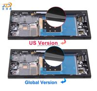Écran AMOLED pour Samsung S24 Ultra, assemblage d'écran tactile LCD, écran LCD pour Samsung S24 Ultra avec cadre