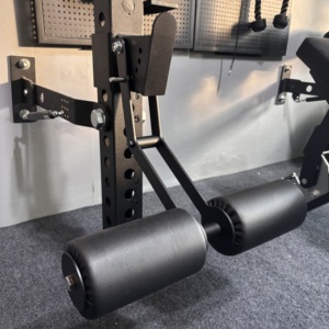 Personalización al por mayor de accesorio de rizo nórdico de alta calidad para Power Racks-Soporte de pierna ajustable con almohadilla de cuero - Product Image 5