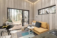 Petites maisons de vacances modernes, modulaires, préfabriquées, miniatures, bureaux mobiles, kits prêts à l'emploi, cabines, maisons, manoirs, maisons de luxe