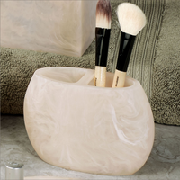 Ensembles d'accessoires de salle de bain en résine décorative élégante pour hôtel et maison