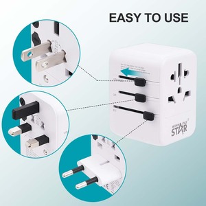 Adaptador de Viaje Universal Winning Star de 2500W con Puerto USB para Uso Internacional - Product Image 2