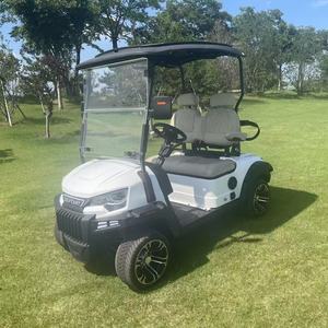 2 Kişilik Elektrikli Golf Arabası 4 Tekerlekli Golf Buggy'si Golf Sahası Park Resort Kullanımı İçin - Product Image 4