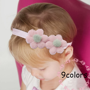 Summer New Flower Children's Hair Accessories Cute Elastic Fontanelle <strong>Baby</strong> Hair Band <strong>Headbands</strong> <strong>Babies</strong> - Product Image 2
