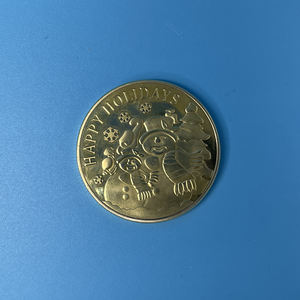 <span class=keywords><strong>Babbo</strong></span> <span class=keywords><strong>natale</strong></span> Wishing Coin da collezione placcato oro Souvenir Coin North Pole Collection Gift Merry Christmas moneta commemorativa - Product Image 3