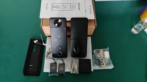 Tuya wifi thông minh khóa vân tay mở Khóa Chuông Cửa Nhôm Hợp Kim chốt cửa kích hoạt ứng dụng điện thoại điều khiển từ xa cửa máy ảnh sinh trắc học - Product Image 6