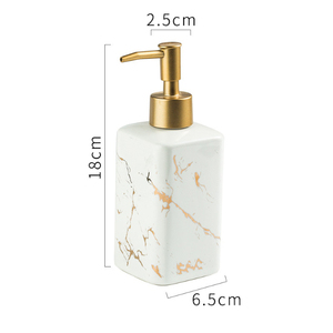 <span class=keywords><strong>Distributeur</strong></span> <span class=keywords><strong>de</strong></span> savon pour comptoir <span class=keywords><strong>de</strong></span> salle <span class=keywords><strong>de</strong></span> bain Céramique ABS 320ML Golden Stripes <span class=keywords><strong>Distributeur</strong></span> <span class=keywords><strong>de</strong></span> savon <span class=keywords><strong>liquide</strong></span> pour lotion à <span class=keywords><strong>lessive</strong></span> - Product Image 4