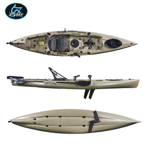 Kayak à pédales U-boat, non gonflable, en plastique, canoë, bateau à rames avec chaise de pêche pliable à vendre - Product Image 2