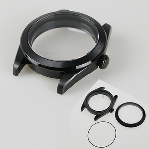 Boîtier de montre en acier inoxydable 316L de 38 mm compatible avec un cadran de 28,5 mm, mouvement NH34 NH35 NH36 NH38, avec verre saphir et lunette rotative - Product Image 6