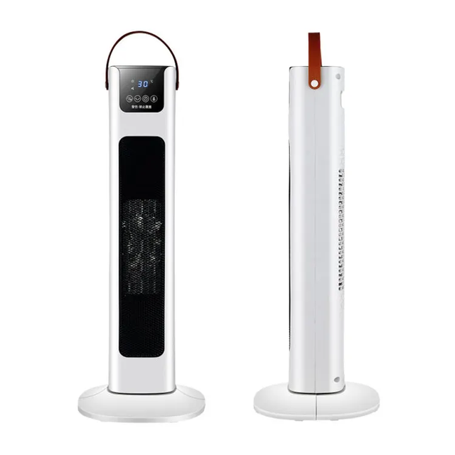 2000W PTC Ceramic Tower Household Space Air Hot Electric Fan Heater With Remote Control 3D Fireplace Home Winter Warmer