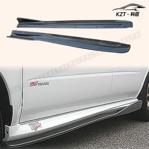 For Subaru Impreza 7 8 9 Chargespeed Bottom Line Side Skirts Extension Carbon Fiber