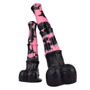 YOCY 35cm Godemiché réaliste en forme de <span class=keywords><strong>cheval</strong></span>, Plug anal, Godemiché à ventouse, Godemiché long en silicone pour femmes lesbiennes - Product Image 1