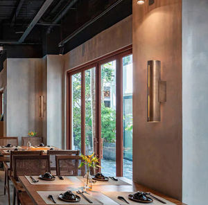 Applique murale en cuivre de style nordique moderne et luxueux, éclairage LED Art Déco pour hôtel, <span class=keywords><strong>couloir</strong></span>, salon, décoration extérieure - Product Image 2