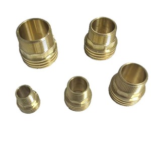 อุปกรณ์ข้อต่อท่อทองเหลืองจาก Xiongfeng Machinery ผลิตด้วยเครื่อง CNC ขนาดต่างๆ สำหรับเชื่อมต่อสายประปา - Product Image 1