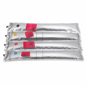 Encre jet d'encre éco-solvant CMYK 600 ml en pochette avec puce à usage unique compatible avec l'impression numérique grand format Mimaki AS5 JV100-160 - Product Image 1