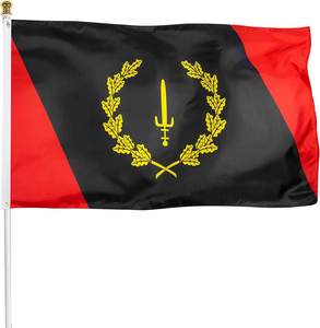 Bandera de la Herencia Afroamericana de Poliéster de 3x5 Pies, Bandera Negra del Mes de la Historia Afroamericana - Product Image 1