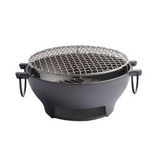 <span class=keywords><strong>Barbecue</strong></span> au <span class=keywords><strong>charbon</strong></span> en fonte avec revêtement intérieur épaissi, idéal pour la maison, les barbecues d'hiver et le fondue. - Product Image 1