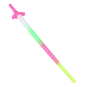 Épée de jouet télescopique à quatre barres à effet lumineux LED, épée fluorescente pour fête, festival, affichage festif - Product Image 1