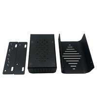 Fabricación de diseño personalizado para procesamiento OEM, extrusión de aluminio eléctrico montado en la pared, Raspberry Pi 4 Generación B + carcasa