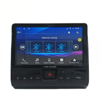 Reproductor de DVD de 9 Pulgadas para Coche con Radio Android, Pantalla Táctil, Navegación GPS y CarPlay para Toyota Land Cruiser LC76/LC75/LC70/LC79