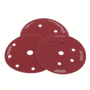 Disco de Lijado con Velcro Ttake de 150 mm, 6+1 Agujeros, Abrasivo de Corindón para Pulir Madera y Metal - Product Image 2