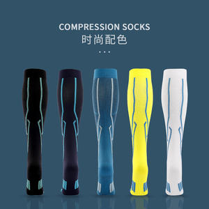 Chaussettes de compression en nylon, hauteur genou, pour la course à pied, pour jeunes de 18 à 40 ans - Product Image 4