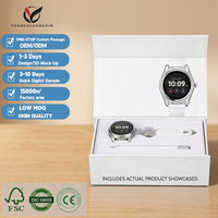 Boîte d'emballage pour montre connectée en carton rigide magnétique, emballage cadeau pour produits électroniques, personnalisation