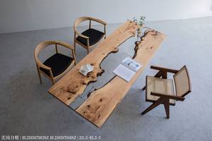 ไม้โต๊ะกาแฟหรูหราอีพ็อกซี่เรซิ่นที่กําหนดเองที่ทันสมัยตารางห้องนั่งเล่นตกแต่งตารางกลาง - Product Image 6