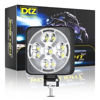 DXZ 12-24V Xe LED Work Light Bar 4X4 Offroad Đèn Pha 21SMD Đôi Mắt Thiên Thần Đèn Pha Màu Đôi Cho SUV ATV Xe Máy Nhấp Nháy