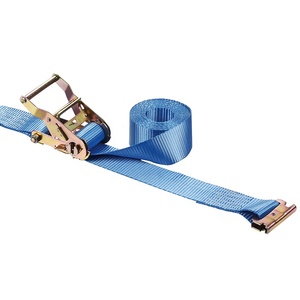 2 "4000LBS Polyester E-Track Ratchet Straps Tie Strap Spring E-Fittings Sangle De Roue Cliquet pour une fixation efficace des roues - Product Image 2