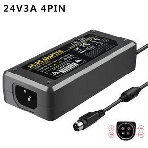 Разъем 4Pin блок питания адаптер питания переменного тока dc 24V 3A 2.5A 2A разъем 4 pin-код