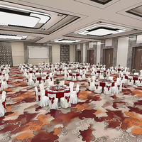 Tapis de banquet Hôtel Casino Tapis de salle de banquet Couloir d'hôtel de luxe