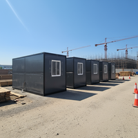 Maison préfabriquée pliable : Unité modulaire à assemblage rapide pour bureau et logement d'urgence