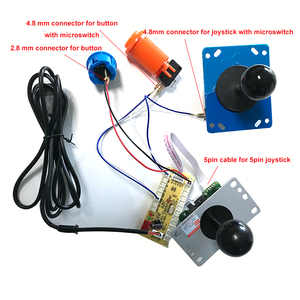 Tự làm chip Arcade không chậm trễ <span class=keywords><strong>USB</strong></span> Encoder Board PC để phím điều khiển Bảng điều khiển cho MAME 2pin Push nút - Product Image 6