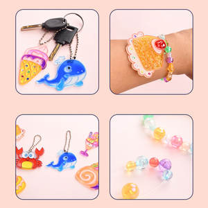 Diy Kids Crystal Lijm Painting Materiaal Kit Handgemaakte Hanger Speelgoed En Tekentafel Voor Lijm Tekening Speelgoed - Product Image 5