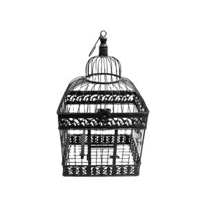 Large Space High Quality set of 2 Paired Metal white Luxury Big Bird Cage for home and garden