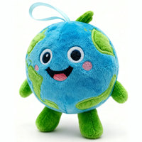 Nouveaux arrivages de poupées en forme de terre de dessin animé personnalisées jouets en peluche 10CM 20CM 30CM jouets en peluche personnalisés