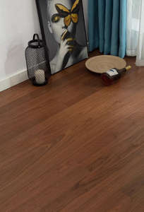 Planchers en bois multicouches, planches en noyer noir, revêtement de sol en bois lisse, <span class=keywords><strong>parquet</strong></span>, profil à clic - Product Image 2