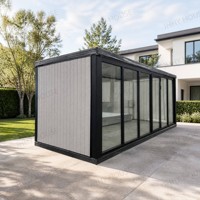 Maison conteneur pliable haut de gamme, transport facile, design personnalisé luxueux, maison conteneur résistante aux contraintes élevées