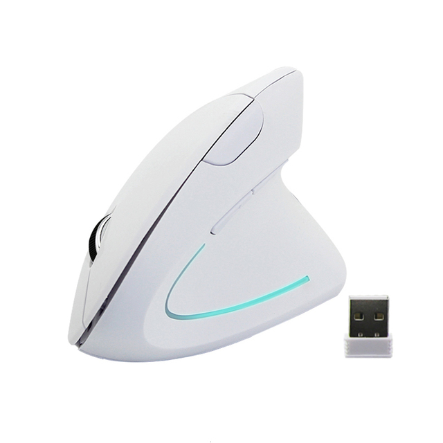 Top Selling 2.4ghz Laptop Computer Optical Wireless Scroll Mice Ergonomic Vertical Mouse