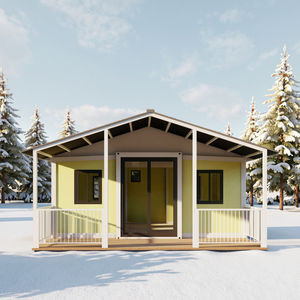 Maison modulaire en acier avec panneaux sandwich, portable, extensible, pliable, design de <span class=keywords><strong>kiosque</strong></span> pour utilisation hôtelière - Product Image 2