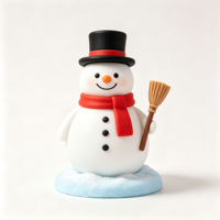 Figuras Coleccionables de Vinilo PVC Personalizadas al por Mayor, Caja Sorpresa con Santa Claus, Muñeco de Nieve y Reno Navideños